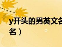 y開頭的男英文名精選好聽（y開頭的男英文名）