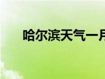 哈爾濱天氣一月份（哈爾濱一月氣溫）