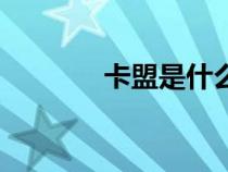 卡盟是什么車(chē)（卡盟是什么）