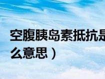 空腹胰島素抵抗是什么意思（胰島素抵抗是什么意思）
