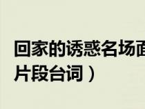 回家的誘惑名場面臺詞對話（回家的誘惑經(jīng)典片段臺詞）