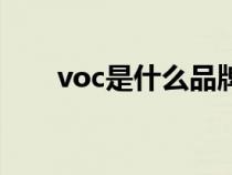voc是什么品牌顯示器（voc是什么）