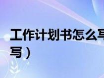 工作計劃書怎么寫范文大全（學習計劃書怎么寫）
