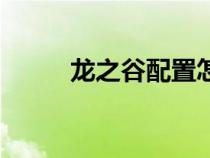 龍之谷配置怎么樣（龍之谷配置）