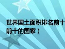 世界國(guó)土面積排名前十國(guó)家的詳細(xì)介紹(世界國(guó)土面積排名前十的國(guó)家) 世界國(guó)土面積排名前十國(guó)家的詳細(xì)介紹(世界國(guó)土面積排名前十的國(guó)家)