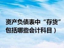 資產(chǎn)負(fù)債表中“存貨”項(xiàng)目包括( )賬戶(資產(chǎn)負(fù)債表中存貨包括哪些會(huì)計(jì)科目) 資產(chǎn)負(fù)債表中“存貨”項(xiàng)目包括( )賬戶(資產(chǎn)負(fù)債表中存貨包括哪些會(huì)計(jì)科目)