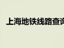 上海地鐵線路查詢網(wǎng)（上海地鐵線路查詢）