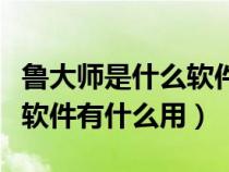 魯大師是什么軟件有什么作用(魯大師是什么軟件有什么用) 魯大師是什么軟件有什么作用(魯大師是什么軟件有什么用)