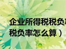 企業(yè)所得稅稅負(fù)率怎么算 減免(企業(yè)所得稅稅負(fù)率怎么算) 企業(yè)所得稅稅負(fù)率怎么算 減免(企業(yè)所得稅稅負(fù)率怎么算)