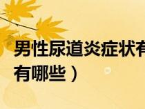 男性尿道炎癥狀有哪些表現(xiàn)（男性尿道炎癥狀有哪些）