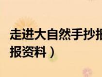 走進(jìn)大自然手抄報資料圖片（走進(jìn)大自然手抄報資料）
