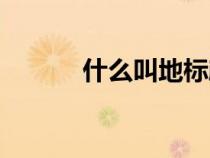 什么叫地標顏色（什么叫地標）