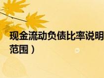 現(xiàn)金流動負(fù)債比率說明什么問題(現(xiàn)金流動負(fù)債比率的正常范圍) 現(xiàn)金流動負(fù)債比率說明什么問題(現(xiàn)金流動負(fù)債比率的正常范圍)