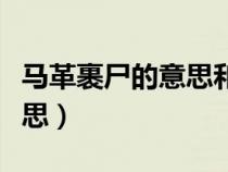 馬革裹尸的意思和造句怎么寫（馬革裹尸的意思）