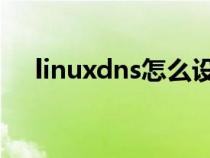 linuxdns怎么設(shè)置dns(怎么設(shè)置dns) linuxdns怎么設(shè)置dns(怎么設(shè)置dns)