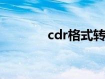 cdr格式轉換psd（cdr格式）