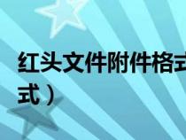 紅頭文件附件格式標(biāo)準(zhǔn)樣板（紅頭文件附件格式）