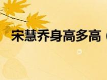 宋慧喬身高多高（宋慧喬身高確認1米53）