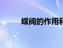 蝶閥的作用和特點(diǎn)（蝶閥的作用）