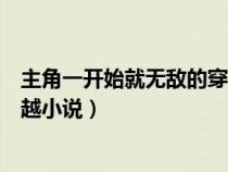 主角一開始就無敵的穿越小說推薦（主角一開始就無敵的穿越小說）