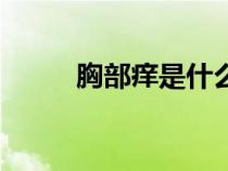 胸部癢是什么病的前兆（胸部癢）
