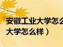 安徽工業(yè)大學怎么樣在全國排第幾（安徽工業(yè)大學怎么樣）