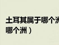 土耳其屬于哪個洲的國家和地區(qū)(土耳其屬于哪個洲) 土耳其屬于哪個洲的國家和地區(qū)(土耳其屬于哪個洲)