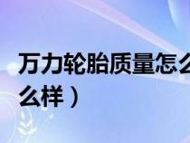 萬力輪胎質(zhì)量怎么樣優(yōu)缺點（萬力輪胎質(zhì)量怎么樣）