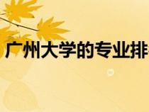 廣州大學的專業(yè)排名（廣州大學專業(yè)有哪些）