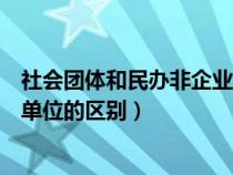 社會團(tuán)體和民辦非企業(yè)單位哪個(gè)好(社會團(tuán)體與民辦非企業(yè)單位的區(qū)別) 社會團(tuán)體和民辦非企業(yè)單位哪個(gè)好(社會團(tuán)體與民辦非企業(yè)單位的區(qū)別)