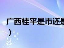 廣西桂平是市還是縣（廣西桂平市屬于哪個市）