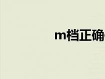 m檔正確使用方法（m檔）