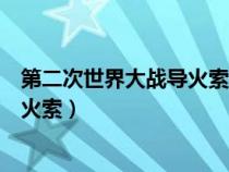第二次世界大戰(zhàn)導(dǎo)火索是薩拉熱窩事件(第二次世界大戰(zhàn)導(dǎo)火索) 第二次世界大戰(zhàn)導(dǎo)火索是薩拉熱窩事件(第二次世界大戰(zhàn)導(dǎo)火索)