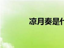 涼月奏是什么屬性（涼月奏）