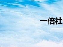 一倍社?；鶖?shù)（一倍）