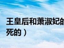王皇后和蕭淑妃的下場(chǎng)（王皇后和蕭淑妃怎么死的）