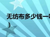 無紡布多少錢一噸2023（無紡布多少錢一噸）