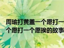 周瑜打黃蓋一個愿打一個愿挨歇后語的故事（周瑜打黃蓋一個愿打一個愿挨的故事）