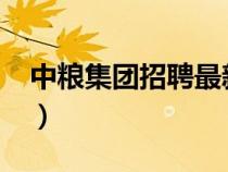 中糧集團招聘最新招聘崗位2024（中糧集團）