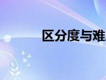 區(qū)分度與難度的關(guān)系（區(qū)分度）