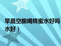 早晨空腹喝蜂蜜水好嗎 想問(wèn)問(wèn)這樣好不好（早晨空腹喝蜂蜜水好）