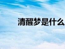 清醒夢是什么原因造成的（清明夢）