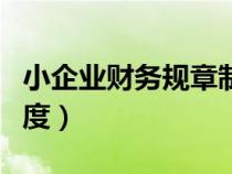 小企業(yè)財(cái)務(wù)規(guī)章制度范本(小企業(yè)財(cái)務(wù)規(guī)章制度) 小企業(yè)財(cái)務(wù)規(guī)章制度范本(小企業(yè)財(cái)務(wù)規(guī)章制度)