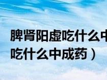 脾腎陽虛吃什么中成藥最好最有效（脾腎陽虛吃什么中成藥）