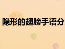 隱形的翅膀手語分解動作（隱形的翅膀手語）