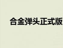 合金彈頭正式版（合金彈頭合集中文版）