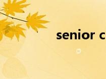 senior citizen(senior) senior citizen(senior)