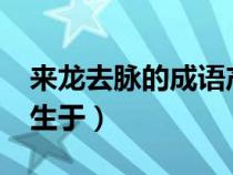 來(lái)龍去脈的成語(yǔ)產(chǎn)生于?(來(lái)龍去脈的成語(yǔ)產(chǎn)生于) 來(lái)龍去脈的成語(yǔ)產(chǎn)生于?(來(lái)龍去脈的成語(yǔ)產(chǎn)生于)