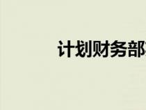 計劃財務(wù)部英文（財務(wù)部英文）
