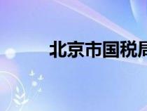 北京市國(guó)稅局局長(zhǎng)（北京市國(guó)稅）